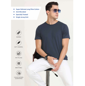 Camiseta Unisex Platino 180 GSM de Alta Calidad, Suave, Cómoda, Duradera, Transpirable, Ropa Casual Perfecta para Hombres y Mujeres de Oficina - Product Image 1