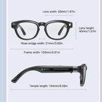Lunettes Intelligentes Q8 avec IA, Enregistrement Photo et Vidéo 8MP, Lentilles à Changement de Couleur Automatique, Casque Intelligent Portable 2026