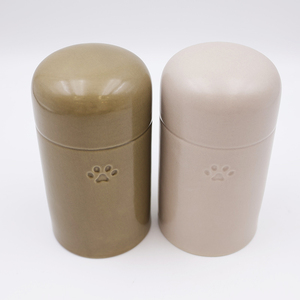 <span class=keywords><strong>Pet</strong></span> özel benzersiz keepfor için OEM toptan el yapımı <span class=keywords><strong>urns</strong></span> mini seramik kedi ayak izi kremasyon urn - Product Image 6