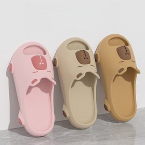 Pantoufles confortables de grande taille à semelle épaisse, douces, écologiques, antidérapantes, élégantes, pour l'intérieur et l'extérieur, pantoufles en fourrure - Product Image 6