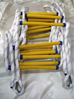 Échelles de corde de secours d'escalade marine de 5m 10m 15m 20m 30m 40m 50m pour l'escalier de secours