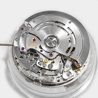 Accessoires de montre de haute qualité, tout nouveau mouvement Dandong 4130 à six aiguilles avec ressort bleu