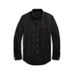 Camicia da <span class=keywords><strong>Uomo</strong></span> in <span class=keywords><strong>Cotone</strong></span> Oxford di Alta Qualità, Lavata, a Maniche Lunghe, con Colletto Rovesciato, Vendita all'Ingrosso - Product Image 5