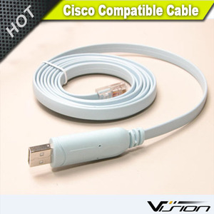 Câble de console plat adaptateur USB <span class=keywords><strong>RS232</strong></span> vers <span class=keywords><strong>RJ45</strong></span> de 10 pieds pour routeur Cisc0 FTDI - Product Image 6