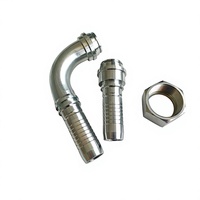 Calidad de Venta 45 #   Conectores Hidráulicos Industriales Flexibles de Acero, Sin Mantenimiento, para Excavadoras, con 6 Meses de Garantía