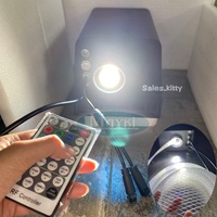 IP65 Outdoor Wasserdichter 60W DMX LED Glasfaser-Lichtgenerator RGB Farbwechsel Funkelnder Stern Pool-Licht Glasfaser-Illuminator