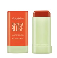 Pinceau à blush crème personnalisé avec étiquette privée, blush en stick, maquillage de haute qualité, palette de blush crémeux pour les joues