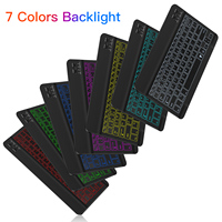 Clavier sans fil rétroéclairé avec pavé tactile/porte-crayon 13 pouces pour clavier de tablette Microsoft Surface Pro 8 Pro