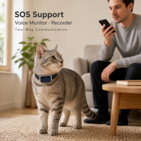 Traceur GPS pour animaux de compagnie G12, compact et précis, suivi de localisation en temps réel, recherche d'historique, géolocalisation