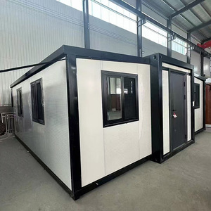 Maison mobile portable écologique Maison préfabriquée de 3 chambres à coucher 50 mètres carrés Chalets préfabriqués Mini maison en conteneur extensible - Product Image 3