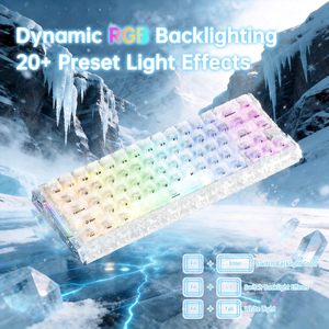 Teclado ATTACK SHARK R68HE con Ejes Magnéticos Personalizados, RGB con Iluminación Inferior, Sonido Potente, Respuesta Rápida, Periférico para Gamers Profesionales - Product Image 6