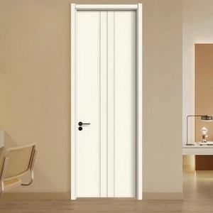 Puerta de Habitación de Aleación de Aluminio de Venta Directa de Fábrica, Diseño Moderno, Insonorizada, Ecológica, de Roble Blanco Puro Pintado, Puertas Interiores - Product Image 2