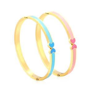 Butterfly Element <b>Bracelet</b> Gold Stainless Steel Women's Gift Jewelry Fashion <b>Bangle</b> - Product Image 4