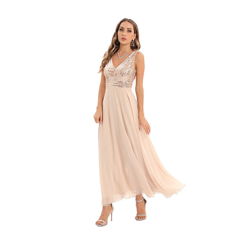 formal long dresses women taupe