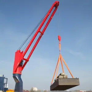 Marine Deck Crane China Pedestal Marine Hydraulic Floor Fixed Swing Crane Deck Marine Electric Hydraulic Crane