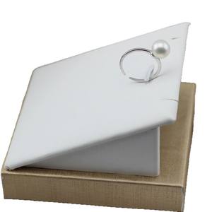 Bague en argent S925 avec perle d'eau douce ronde de 7 mm, simple et élégante, avec une forte brillance, sans défaut, réglable - Product Image 5