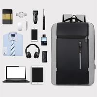 Sac à dos pour ordinateur portable résistant à l'eau de haute qualité, nouveau design color block, sac de voyage élégant pour hommes, femmes et étudiants