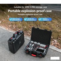 Kotak Penyimpanan Anti Ledakan Mini5 Pro, Tas Portabel Tahan Air & Tahan Debu untuk Aksesori Drone