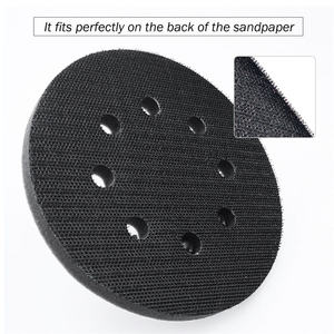 5 인치 8 홀 먼지없는 보호 스폰지 샌딩 패드 후크 및 루프 자동차 백킹 샌딩 패드 연마 도구 - Product Image 5