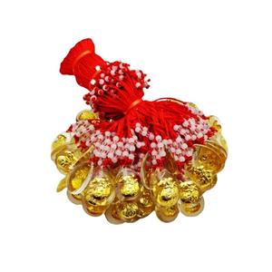 Colgante de oro de cristal, con forma de manzana, Buda dorado, Guanyin, doce animales del zodiaco, colgante de bolsa de la suerte en forma de lágrima - Product Image 1