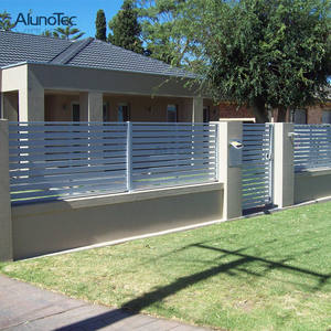 Легко собранный наружный фторуглеродный декоративный алюминиевый забор для сада - Product Image 1