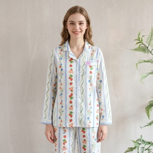 Pigiama da Donna 100% Cotone con Stampa Cartoon, Maniche Lunghe, Stile Casual Morbido e Comodo per Primavera, Autunno ed Estate - Product Image 5