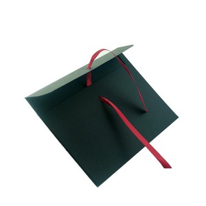 Tùy Chỉnh In Ấn A4 Thẻ Giấy Đám Cưới Đen Lời Mời Phong Bì Thẻ Quà Tặng Bao Bì A5 Màu Phong Bì Với Ribbon Rope - Product Image 6