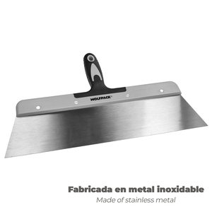 Spatola in acciaio 380 mm. Maniglia in TPR - Product Image 3