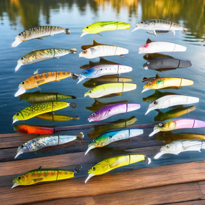 Leurre de manivelle en plastique ABS de vente directe d'usine pour le <span class=keywords><strong>sel</strong></span> et la pêche en eau douce <span class=keywords><strong>fou</strong></span> articulé - Product Image 6