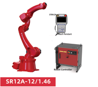 Brazo Robótico CNC de 6 Ejes, Alcance de 1465 mm, Carga Útil de 12 kg, Accionamiento Servoeléctrico PLC, IP65, Repetibilidad de 0.03 mm, Moldeo por Inyección de Plástico