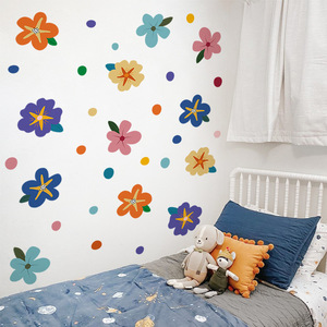 Stile bohémien semplici <span class=keywords><strong>adesivi</strong></span> a <span class=keywords><strong>fiori</strong></span> autoadesivi <span class=keywords><strong>per</strong></span> frigorifero camera dei bambini parete ambientale - Product Image 3