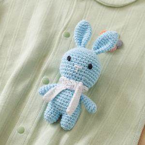 Giocattolo in Legno per Neonati, <span class=keywords><strong>Sonaglio</strong></span> Coniglio in Cotone Neutro Lavorato all'Uncinetto, Regalo <span class=keywords><strong>Amigurumi</strong></span> - Product Image 6