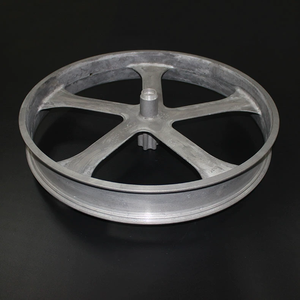 Ruote per Fat Bike da 26 Pollici - Cerchi in Lega di Magnesio a 5 Razze con Freno a Disco per Terreni Neve/Sabbia - Set Ruote Rinforzato per Bici da Neve e Spiaggia - Product Image 3