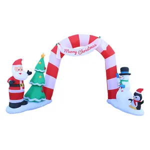 Nicro क्रिसमस सांता क्लॉस यार्ड झटका अप Navidad स्नोमैन कट्टर सांता पेड़ कट्टर सजावट आउटडोर क्रिसमस Inflatable मेहराब प्रदर्शन