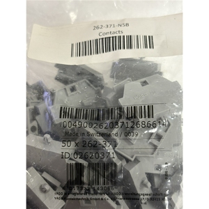 NUOVO Piastra Terminale Contatti <span class=keywords><strong>NSB</strong></span> 262-371 - Confezione da 51 - Product Image 1