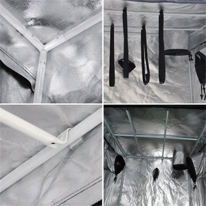 للبيع بالجملة مزارع مياه عاكسة للغاية مقاس 600 درجة مربع زراعة غرف زراعة مظلمة مواد مضادة للضوء 80*80*160 - Product Image 2