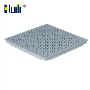 Acciaio inox/Alluminio Perforato Sollevato Pavimento