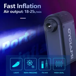 CYCLAMI A2/A3 <span class=keywords><strong>petite</strong></span> <span class=keywords><strong>pompe</strong></span> portable <span class=keywords><strong>pour</strong></span> vélo gonfleur d'air sans fil Presta Schrader <span class=keywords><strong>Valve</strong></span> extérieur vtt accessoires de vélo de route - Product Image 3