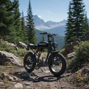 Vélo électrique tout-terrain de style rétro 400W, pneus larges de 20 pouces, vélo de montagne électrique pour adultes, 48V, vélo électrique vintage Scrambler - Product Image 2