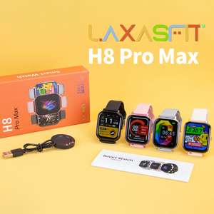 2026 H8 Pro Max New Smart <b>Watch</b> Waterproof Laxasfit APP Weather Forecast Phone Call Magnetic Charger - Product Image 2