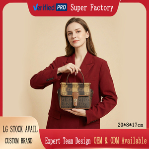 Sac carré simple avec fermeture éclair et bouton, intérieur en polyester durable, usage quotidien décontracté pour filles, adolescentes, école, transport quotidien - Product Image 2