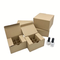Boîtes rigides en carton blanc personnalisées, lamination mate, emballage écologique pour les cosmétiques de soin de la peau, 12 pièces, rouge à lèvres, vernis à ongles