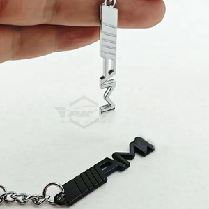 Cadeau créatif pour femme et homme, emblème de logo <span class=keywords><strong>AMG</strong></span> en métal 3D noir argenté, badge, <span class=keywords><strong>porte</strong></span>-clés pour <span class=keywords><strong>Mercedes</strong></span> Benz <span class=keywords><strong>AMG</strong></span> - Product Image 3