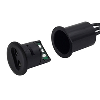 Interrupteur de porte à détection de mouvement IR U12 12V 24V pour armoire et placard, compatible avec système de contrôle centralisé, remplacement facile