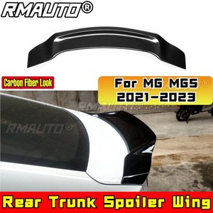 2021-2023 MG MG5 Rear Spoiler Body Kit Carbon Material <b>Trunk</b> Spoiler Wing for Car Roof Accessories - Product Image 4