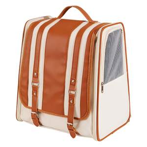 Portable verre Pet chat et petit chien transporteur sac à dos grande capacité pliable carré conception respirant voyage extérieur Cage - Product Image 1