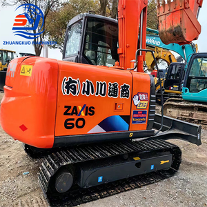 Excavadora Hitachi ZX60 ZX60-5A de segunda mano de alta calidad, miniexcavadora de 6 toneladas, excavadora Hitachi ZX60 usada en venta - Product Image 2