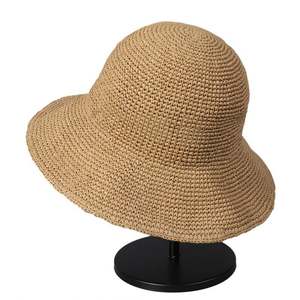 Sombrero de Pescador de Paja de Papel Hecho a Mano, Estilo Japonés, Retro, para Mujer, Plegable, para el Sol - Product Image 5