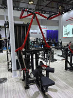 Máquina de remo tipo tijera para gimnasio comercial