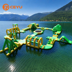 Ceyu Best Seller Plateforme Gonflable Flottante pour <span class=keywords><strong>Parc</strong></span> Aquatique et Parcours d'Obstacles, Idéale pour Jeux Aquatiques, Vente en Gros pour Mer et <span class=keywords><strong>Lac</strong></span> - Product Image 1